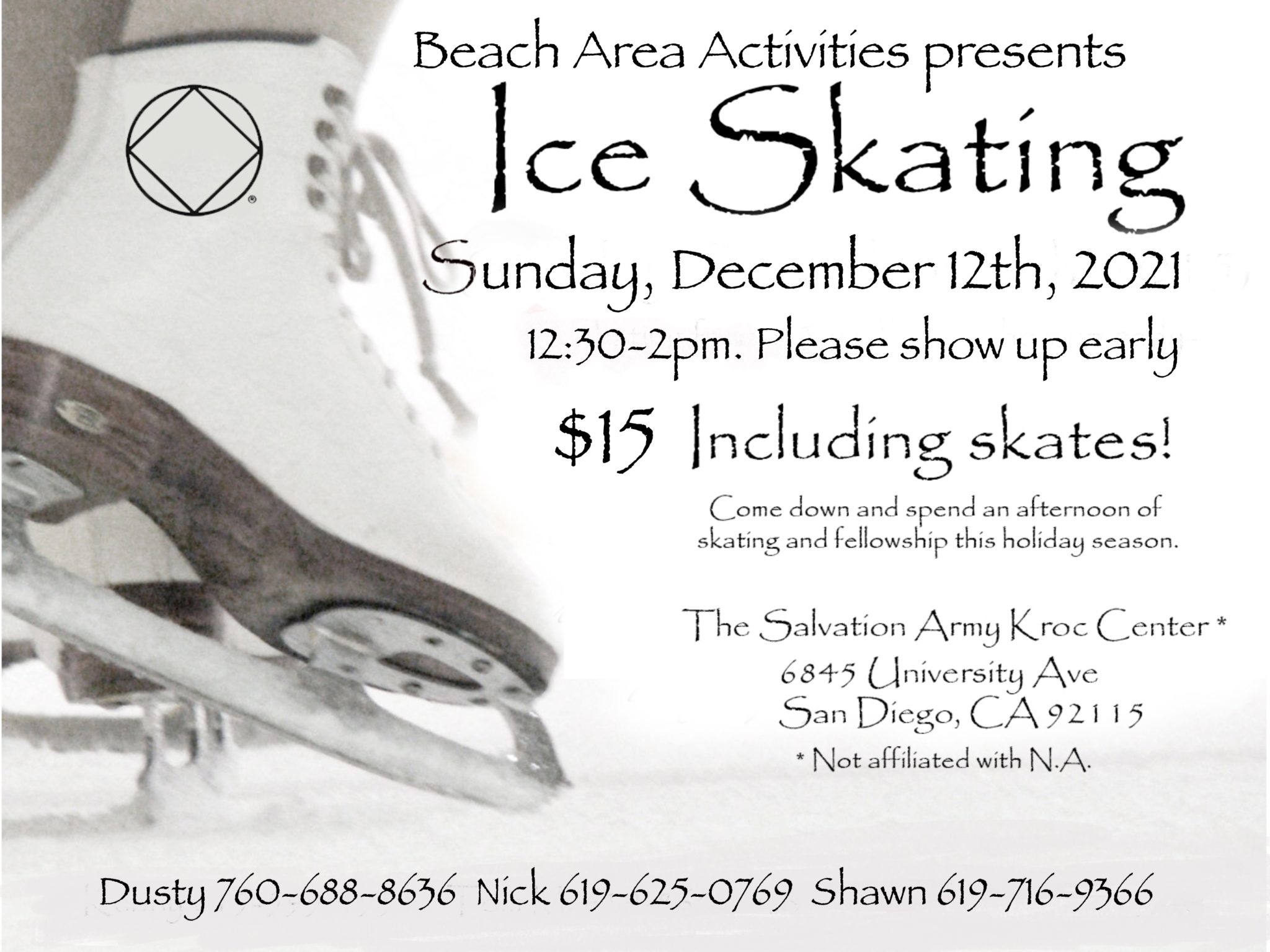 Ice Skating – Welcome to San Diego Narcotics Anonymous