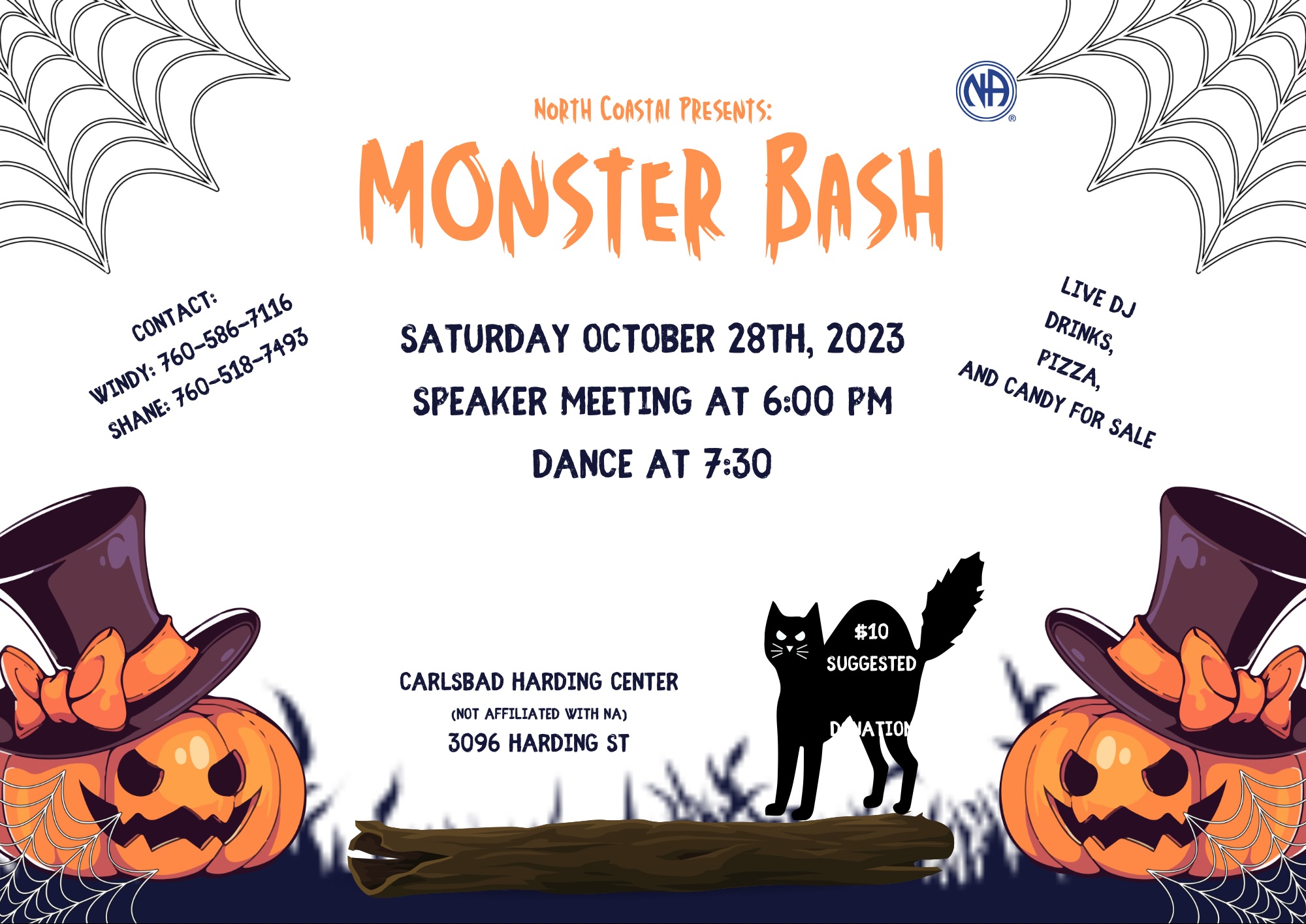 Monster Bash to San Diego Narcotics Anonymous