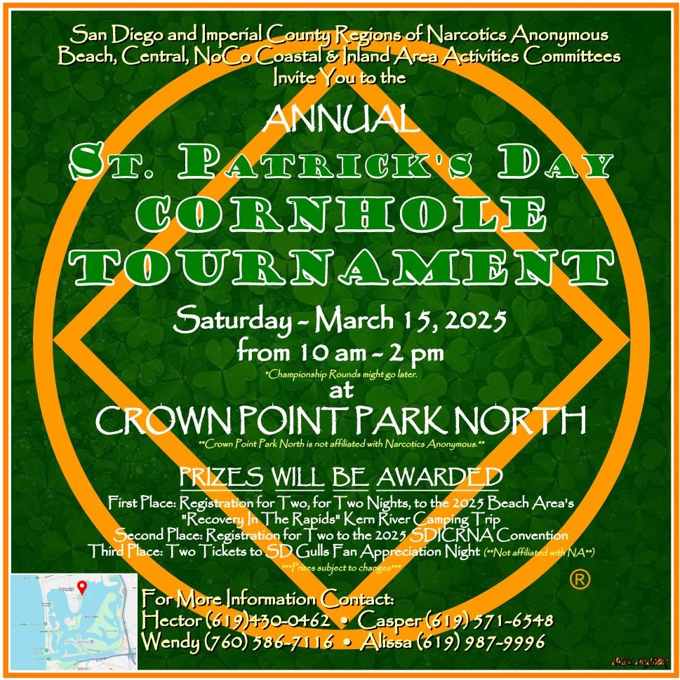 3rd Annual St Patrick’s Day Cornhole Tournament