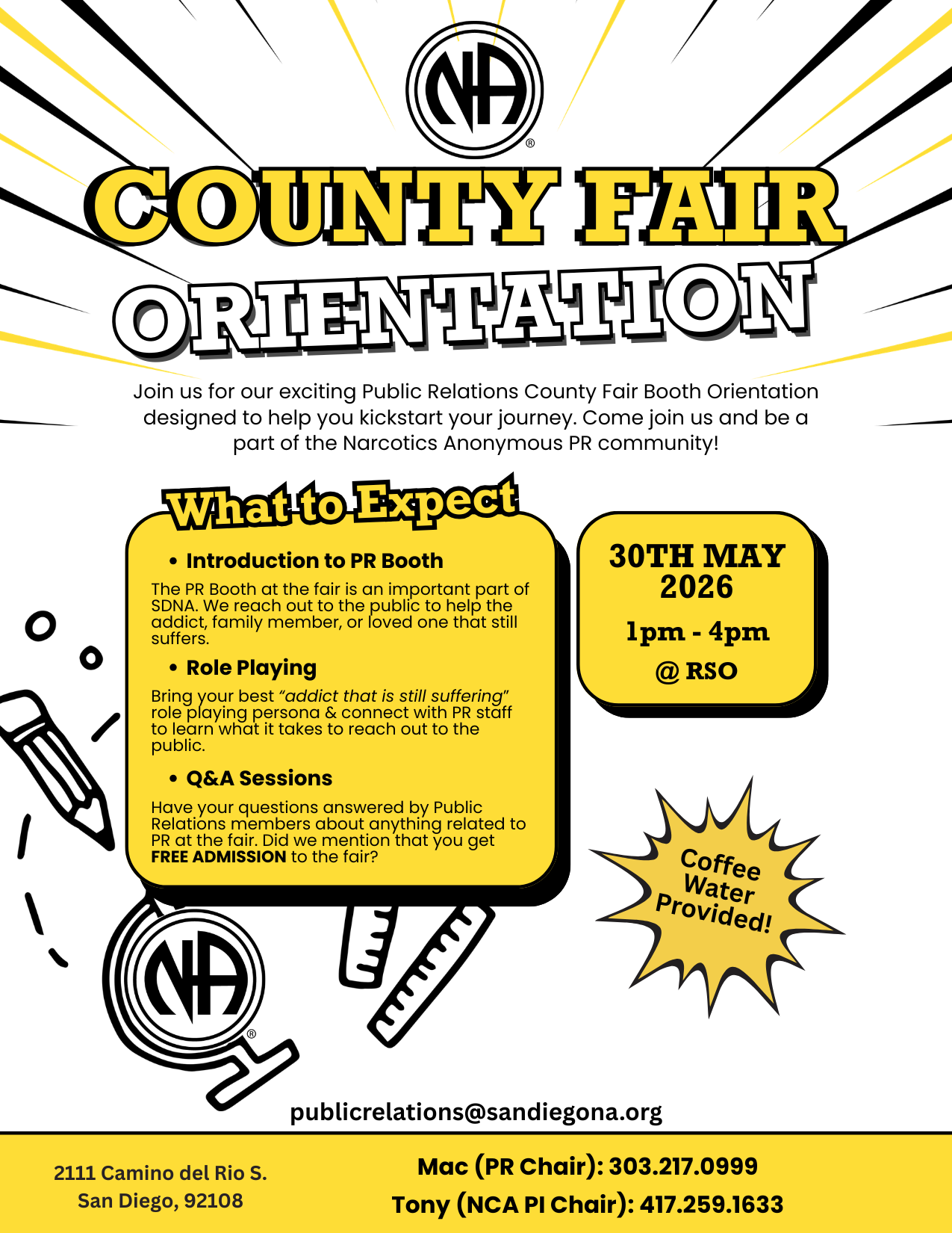 San Diego County Fair PR Orientation