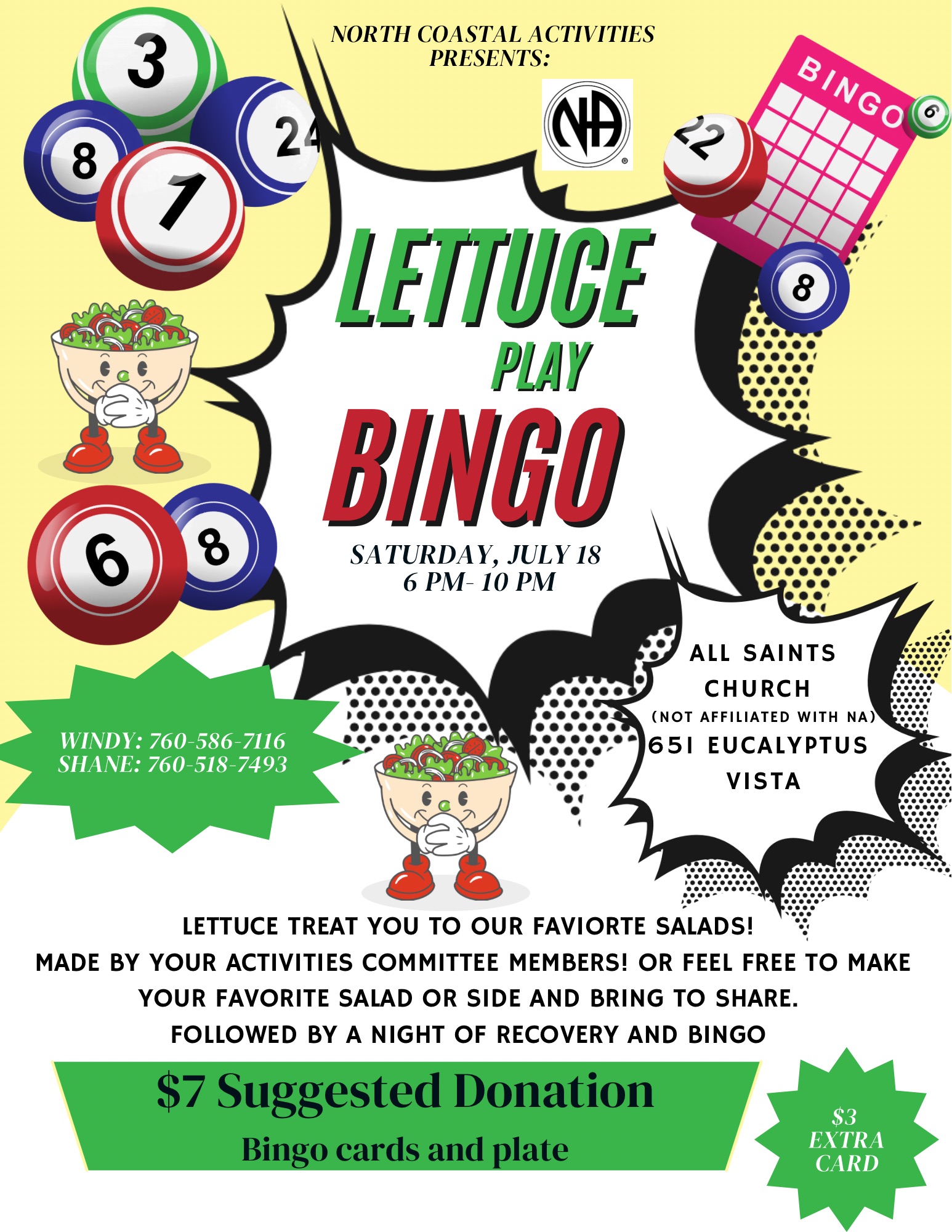 Lettuce Play Bingo